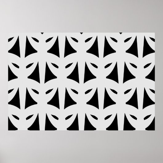 Masquerade in het zwart en zilver poster (Voorkant)