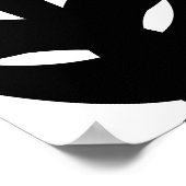 Masquerade in zwart-wit poster (Hoek)