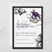 Masquerade Invitation Kaart (Voorkant)