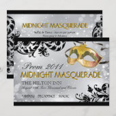 Masquerade Invitation Kaart (Voorkant / Achterkant)