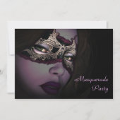 Masquerade Invitation Kaart (Voorkant)