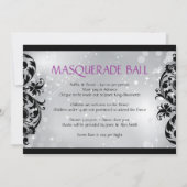 Masquerade Invitation Kaart (Achterkant)