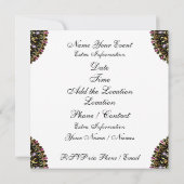 Masquerade Invitation Kaart (Achterkant)