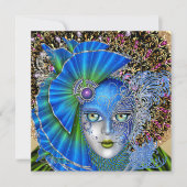 Masquerade Invitation Kaart (Voorkant)