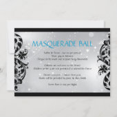 Masquerade Invitation Kaart (Achterkant)