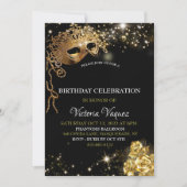 Masquerade Invitation Kaart (Voorkant)