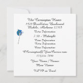 Masquerade Invitation Kaart (Achterkant)