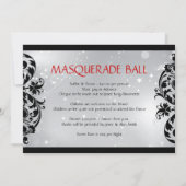 Masquerade Invitation Kaart (Achterkant)