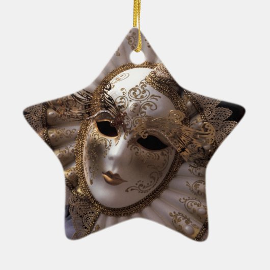 Masquerade Keramisch Ornament (Achterkant)