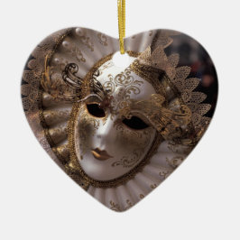 Masquerade Keramisch Ornament
