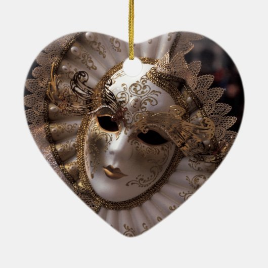 Masquerade Keramisch Ornament (Achterkant)
