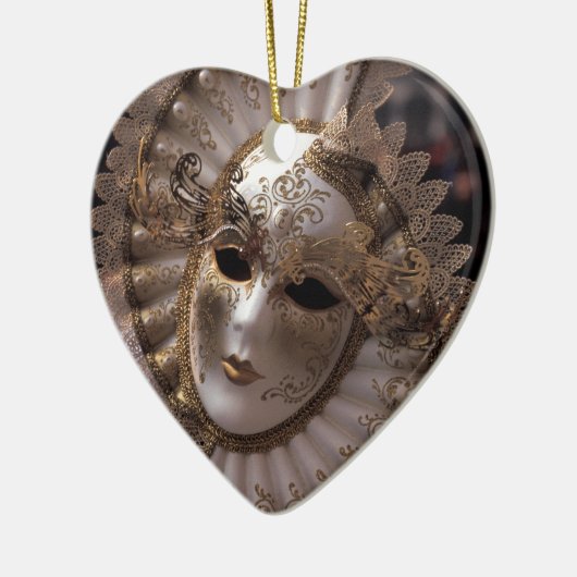 Masquerade Keramisch Ornament (Links)