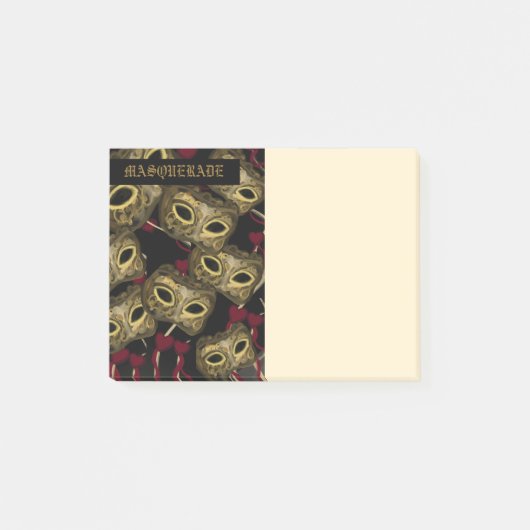 MASQUERADE KUNST POST-IT® NOTES (Voorkant)