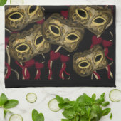 MASQUERADE KUNST     THEEDOEK (Gevouwen)
