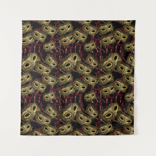 MASQUERADE KUNST    WANDKLEED (Voorkant)