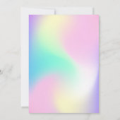 Masquerade, Lace Holographic Sweet 16 Kaart (Achterkant)