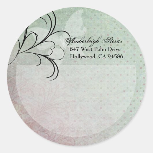Masquerade Mailing Label Stickers (Voorkant)