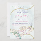 Masquerade Mardi Gras Carnival Pastel Winter Ball Kaart (Voorkant)