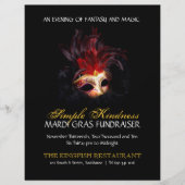 Masquerade | Mardi Gras Flyer (Voorkant)