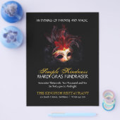 Masquerade | Mardi Gras Flyer (Enkel)