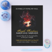 Masquerade | Mardi Gras Flyer (Enkel)