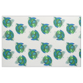 Masquerade Mardi Gras Mask Green Stof (Fat Quarter)