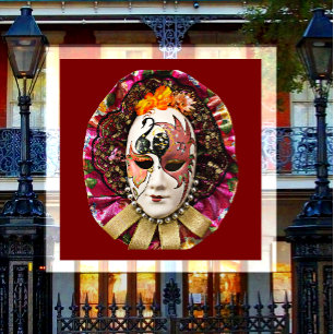 Masquerade, Mardi Gras-masker Magneet