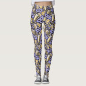 Masquerade Mardi Gras Pop Mode Leggings (Voorkant)