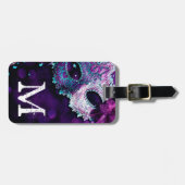 Masquerade Mask Costume Hallo Monogram Bagagelabel (Voorkant horizontaal)