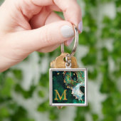 Masquerade Mask Costume Halloween Mardi Sleutelhan Sleutelhanger (Hand)