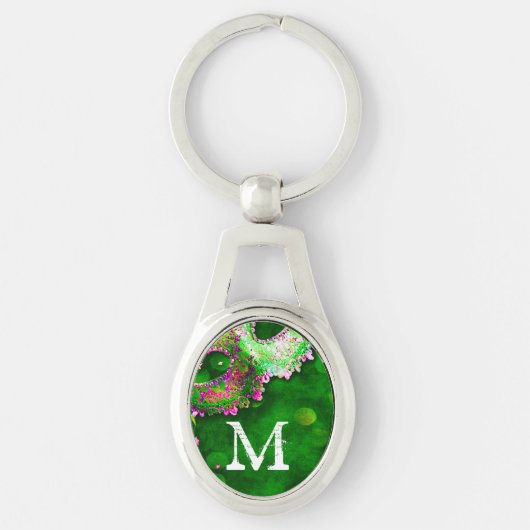 Masquerade Mask Costume Halloween Mardi Sleutelhan Sleutelhanger (Voorkant)