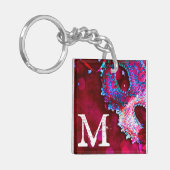 Masquerade Mask Costume Halloween Mardi Sleutelhan Sleutelhanger (Voorkant Links)