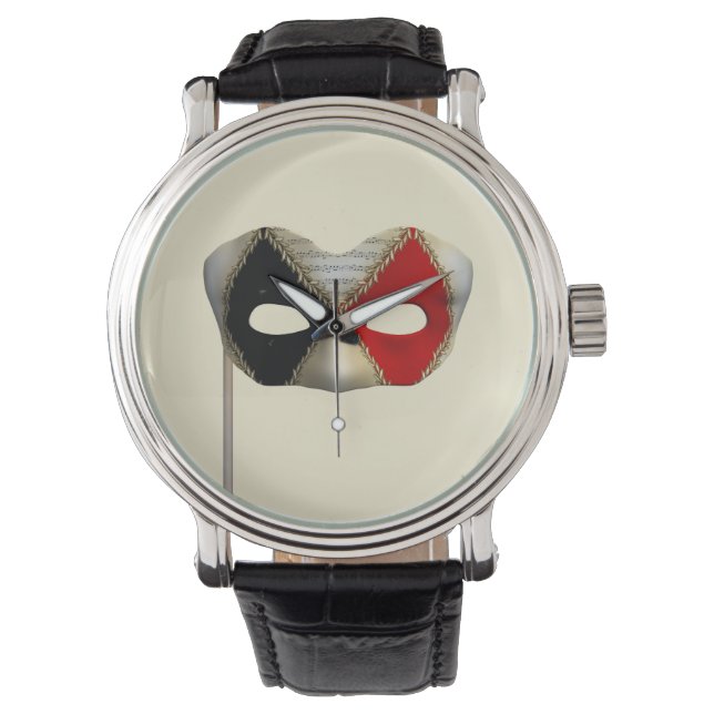 Masquerade Mask Horloge (Voorkant)