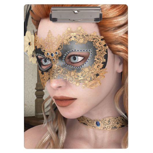 Masquerade Mask Klembord (Voorkant)