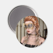 Masquerade Mask Magneet (Voorkant / Achterkant)