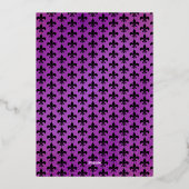 Masquerade Mask Mardi Gras 21st Birthday Party Folie Uitnodiging (Achterkant)