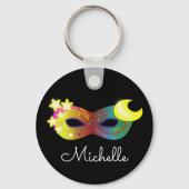 Masquerade Mask Personalized Sleutelhanger (Voorkant)