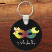 Masquerade Mask Personalized Sleutelhanger (Voorkant)