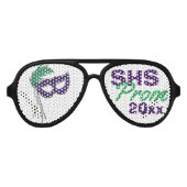 Masquerade Mask Prom Even Party Shades Aviator Zonnebril (Voorkant)