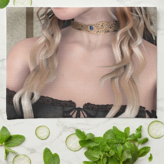 Masquerade Mask Theedoek (Gevouwen)