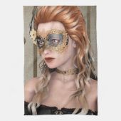 Masquerade Mask Theedoek (Verticaal)