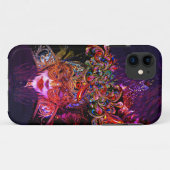 Masquerade masker Beauty zwart paarse roze Case-Mate iPhone Case (Achterkant (horizontaal))