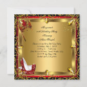 Masquerade Masker High Hiel Gold Dag 2 Kaart (Achterkant)