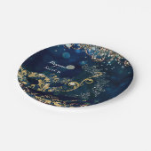 Masquerade Masker Mask Birthday Party Papieren Bordje (Gekanteld)