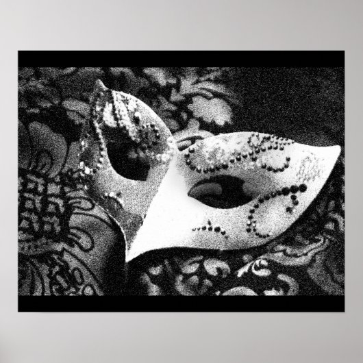 Masquerade-masker Poster (Voorkant)