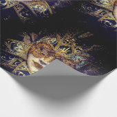 Masquerade masker Victoriaans elegante gothic Cadeaupapier (Hoek)