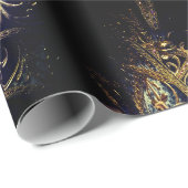 Masquerade masker Victoriaans elegante gothic Cadeaupapier (Rol Hoek)