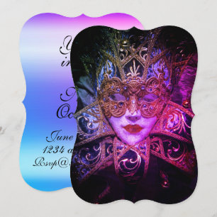 Masquerade masker Victoriaans elegante gothic Kaart