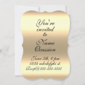 Masquerade masker Victoriaans elegante gothic Kaart (Achterkant)