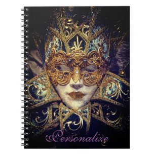 Masquerade masker Victoriaans elegante gothic Notitieboek